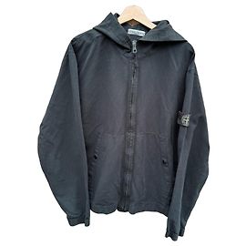 Chaqueta con capucha Stone Island Negro