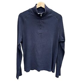 Autre Marque C.P. Company Sportswear Pull 1/4 Zip Bleu foncé