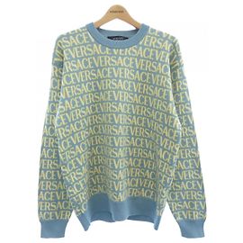 Maglia Versace Blu Giallo