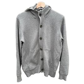 Autre Marque Sudadera con botones de mezcla de lana y algodón gris C.P. Company Gris