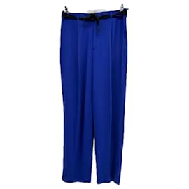 Joseph Blaue Hose mit Gürtel Blau