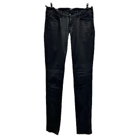 Notify Pantalon noir en cuir Noir