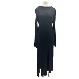 Robe maxi noire en viscose Cos Taille S Noir