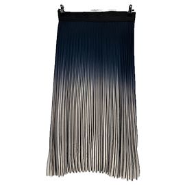 Maje Jupe dégradé bleu et gris Grey