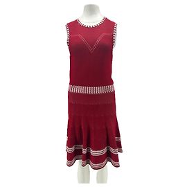 Maje Vestido sin mangas rojo Roja