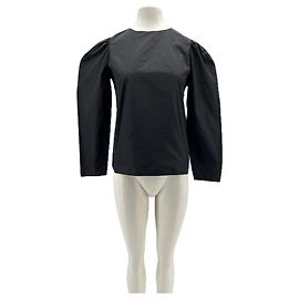 Top Maje noir en polyester taille 38 Noir
