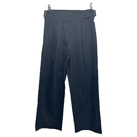 Autre Marque Pantalones negros de algodón RODEBJER S Negro