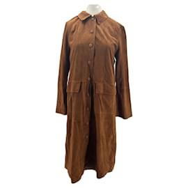 By Malene Birger Kleid mit Knöpfen Camel Viskose Kamel