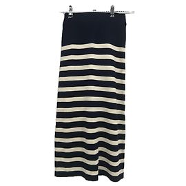 Eric Bompard Saia azul-marinho e branca Azul marinho