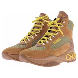 Botas Jimmy Choo de ante color camel talla 42 Camello