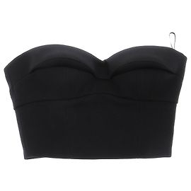 Versace Black Viscose Bra Black