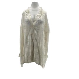 Heimstone Blusa trasparente bianca Bianco