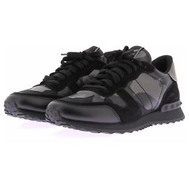 Baskets Valentino Garavani en cuir noir Taille 41 Noir