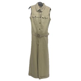 Mono Burberry beige de algodón Beige