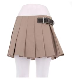 Falda Prada de algodón beige Beige