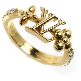 Anello a fascia LV Iconic in GP e strass Louis Vuitton D'oro