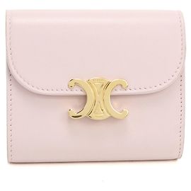 Céline Portafoglio tri-fold rosa Celine Rosa
