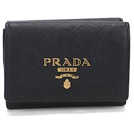 Prada Tri-Fold Wallet Black