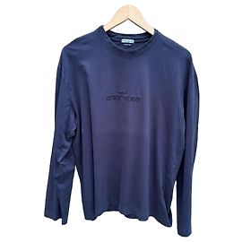 Stone Island Camiseta de manga longa Azul escuro
