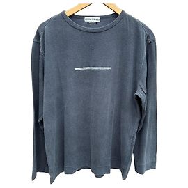 Stone Island Langarm-T-Shirt Anthrazitgrau