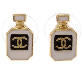 Chanel Perfume Bottle Stud Earrings Other