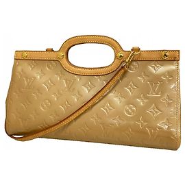 Sac à main Louis Vuitton Vernis Roxbury Drive Noisette