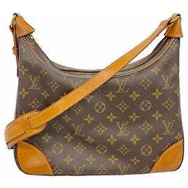 Louis Vuitton Monogram Boulogne 30 Shoulder Bag Brown