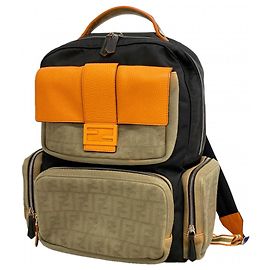 Fendi Multi-color Canvas Backpack Multiple colors