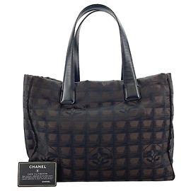 Chanel New Travel Line Tote Bag Brown