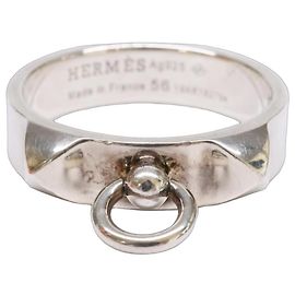 Hermès HERMES Anello Collier de Chien in Ag925 Argento