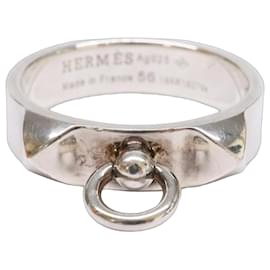 Hermès HERMES Ag925 Collier de Chien Ring Silvery
