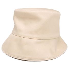 Chapéu bucket reversível marfim Louis Vuitton Cru