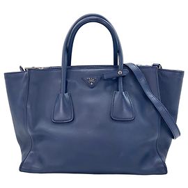 Prada Handtasche 2-Way Blau Blau