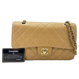 Borsa a tracolla Chanel Matelassé 25 Beige