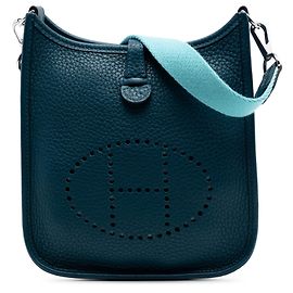Hermès Blue Clemence Evelyne 16 Amazone Azul Otro