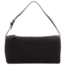 Borsa a tracolla 90s in scamosciato nero The Row Nero