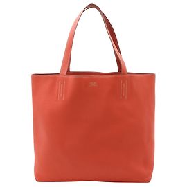 Hermès Orange Clemence Double Sens 36 Orange