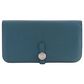 Hermès Hermes Dogon Recto Verso Leather Blue
