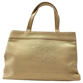Sac cabas Chanel beige Beige
