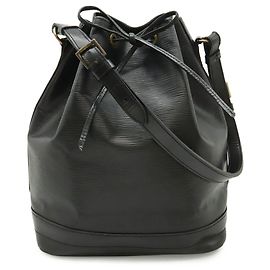 Bolsa de Ombro Louis Vuitton Epi Noe Preto