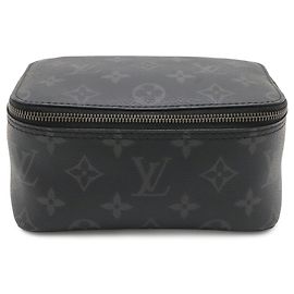 Pochette Louis Vuitton Monogram Eclipse Cube de Orangement PM Marron Noir