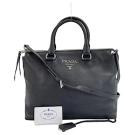 Borsa a 2 modi nera Prada Nero