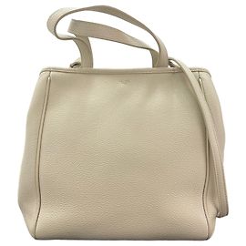Céline Bolso Celine Small Fold Cabas 2-Way Beige