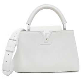 Louis Vuitton Capucines BB Handtasche Weiß