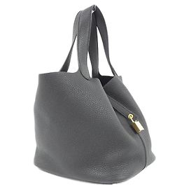 Hermès Hermes Picotin Lock MM Handbag Black