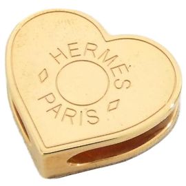 Hermès Anillo para pañuelo Mini Coeur Hermes Dorado