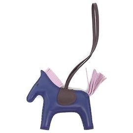 Hermès Hermes Rodeo Accessory Bag Charm MM Blue