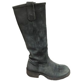 Autre Marque Fiorentini + Baker grey suede high boots Grey