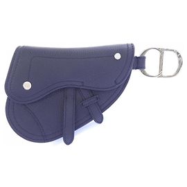 Christian Dior Coin Purse in Navy Navy blue