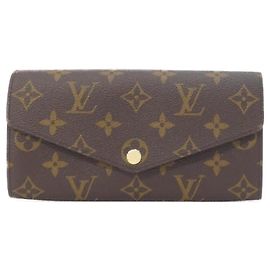 Louis Vuitton Monogram Portefeuille Sarah Wallet Brown